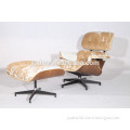 Mid century modern lounge chair emes lounge chair and ottoman leather